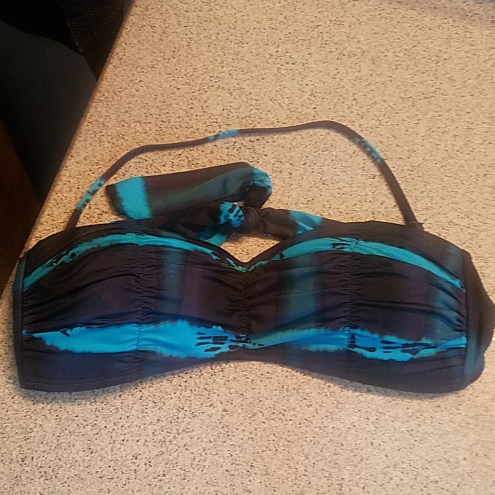 Bandeau swim top, sz 8